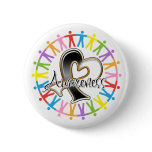 Carcinoid Cancer Unite in Awareness Pinback Button