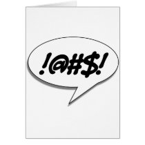 !@#$! GREETING CARD