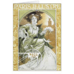 Card: Alphonse Mucha - Art Nouveau