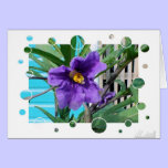 Card bubblie flower cards