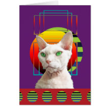 Card | Casper Cat (purple)