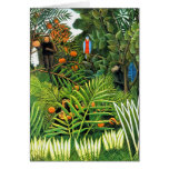 Card: "Exotic Landscape"/"Paysage Exotique"