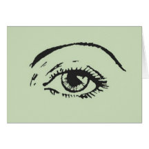 card: eye see you (celery, small)