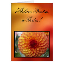 Card - ¡Felices Fiestas a Todos! - Dalia Naranja