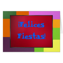 Card - ¡Felices Fiestas! - Multicolor
