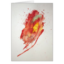 Card: "Flame Blossom"