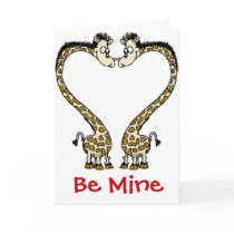 Card-Giraffe Love Couple Valentine