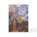 Card/Invitation: Buddha and the Flower