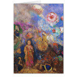 Card/Invitation: Buddha and the Flower