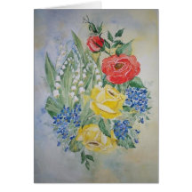 Card Lilly of the valley in good company