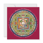 CARD Mandala of Avalokiteshvara - with envelope Personalized Invitations