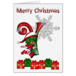 Card Monogram Christmas Y