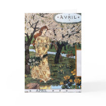 Card: Month of April - Avril