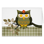 Card Owl in the Tree