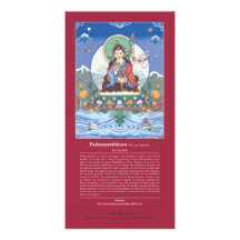 CARD Padmasambhava / Guru Rinpoche + explanation Personalized Photo Card