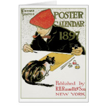 Card: Penfield Illustration: Poster Calendar 1897