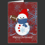 Card - Snowman Football cards