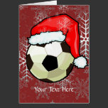 Card - Soccer Ball Christmas cards