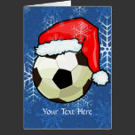 Card - Soccer Ball Christmas cards