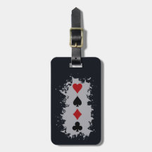 Card Splash custom luggage tag