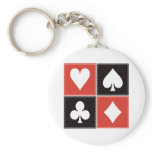 Card Suits 01 Key Chain