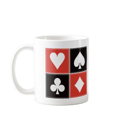 Card Suits 01 Coffee Mug by visualnewbie