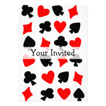 Card Suits Invitation For Any Occasion