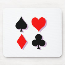 Card Suits Mouse Mats