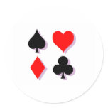 Card Suits Sticker