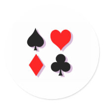 Card Suits Sticker