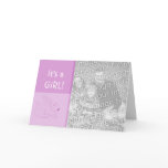 Card Template - Baby Announcement/Shower