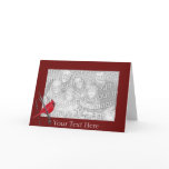 Card Template - Cardinal Bird