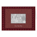 Card Template - Christmas Mosaic Design