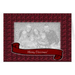 Card Template - Christmas Mosaic Design