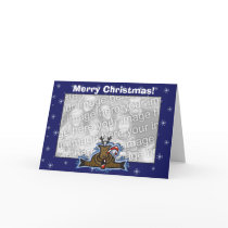 Card Template - Christmas Reindeer