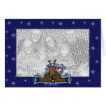 Card Template - Christmas Reindeer