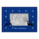 Card Template - Christmas Reindeers