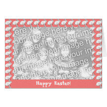 Card Template - Easter Bunny Border