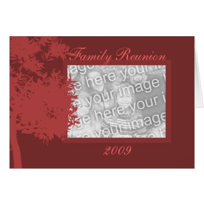Card Template - Family Reunion by pawtraitart