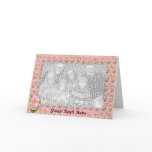 Card Template - Pink Iris