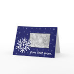 Card Template - Snowflakes