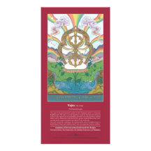 CARD Vajra / Dorje with explanation Photo Card