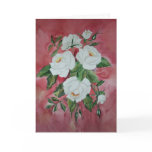 Card White roses