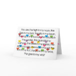 Card - You mean the world to me