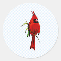 Cardan Cardinal Round Sticker