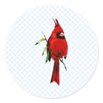 Cardan Cardinal Round Sticker