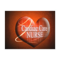 CARDIAC CARE (HEART) NURSE POSTCARDS