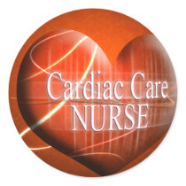 CARDIAC CARE (HEART) NURSE ROUND STICKERS