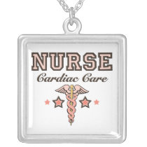 Cardiac Care Nurse Caduceus Necklace