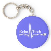 Cardiac Echo Tech Gifts Keychains